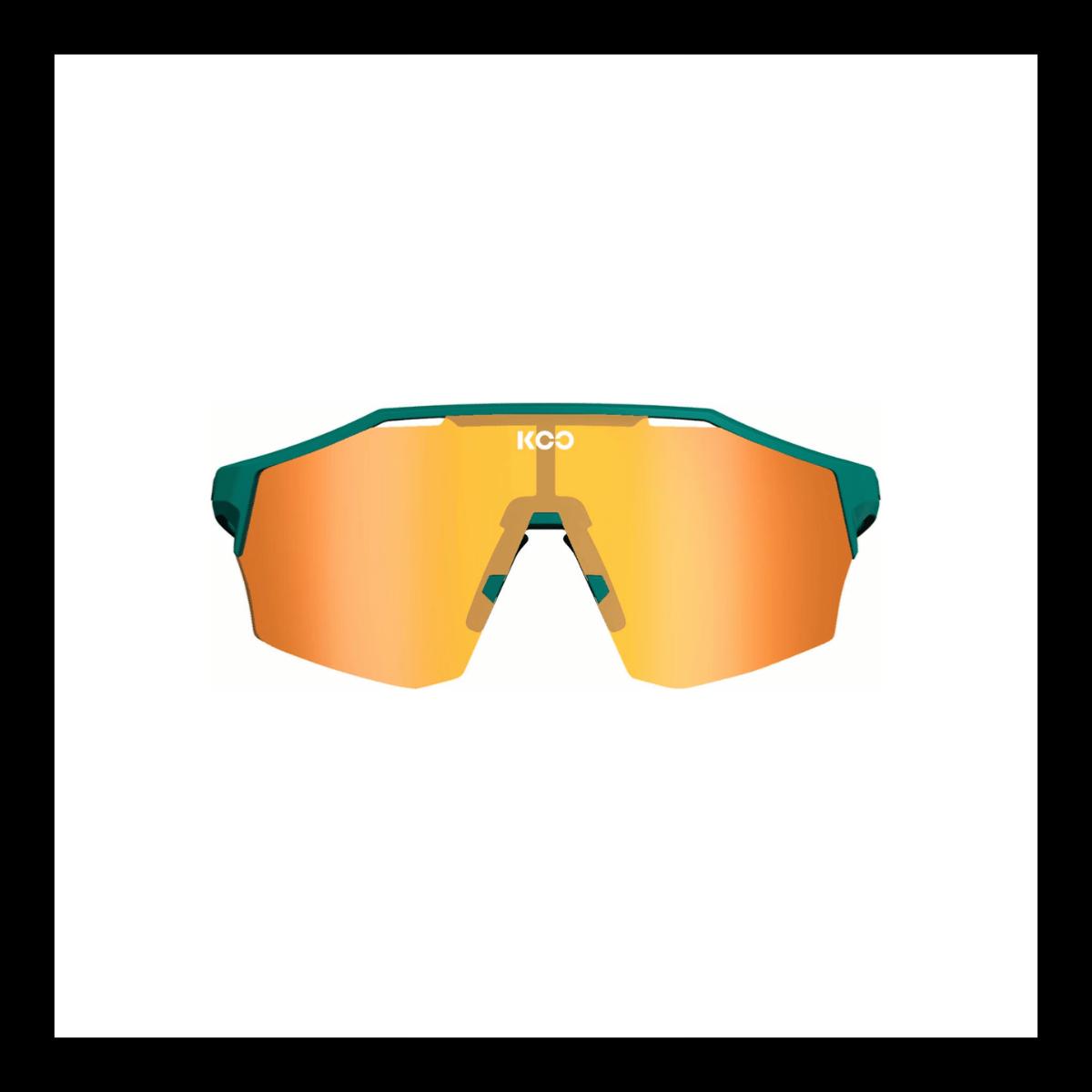 Lunettes de vélo KOO Alibi Persian Green Matt/Orange