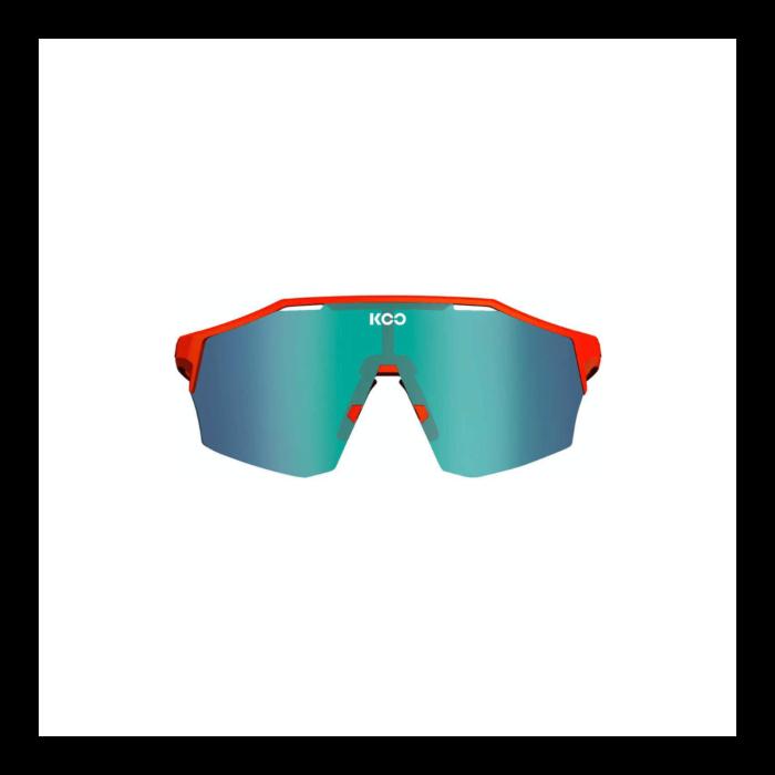 Lunettes de vélo KOO Alibi Orange Matt/Green-964