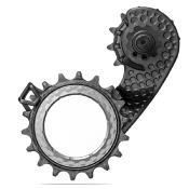 Chape de drailleur arrire ABSOLUTE BLACK Hollowcage SHIMANO Ultegra 8100 Carbone Titane