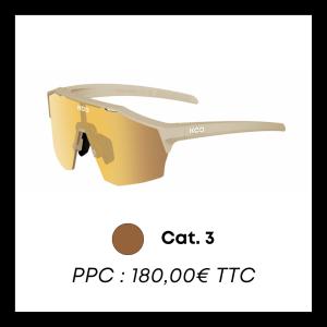 Lunettes de vélo KOO Alibi Sand Matt/Gold