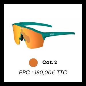 Lunettes de vélo KOO Alibi Persian Green Matt/Orange