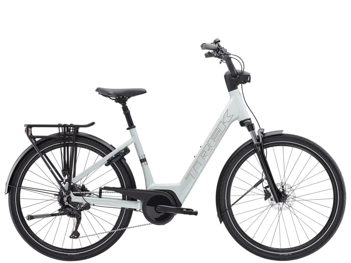 Vélo électrique TREK Verve+ 2 Lowstep 3e gén. 400Wh Plasma Grey Pearl