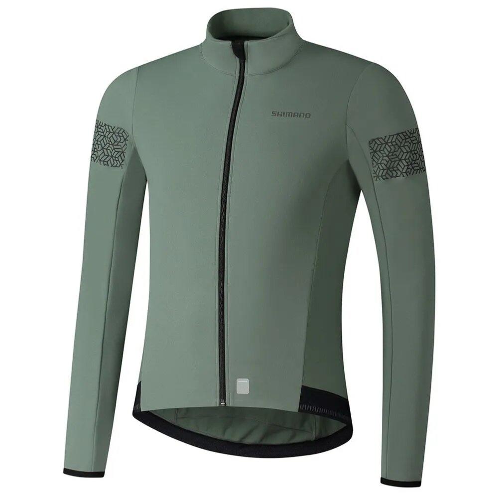 Maillot Manches Longues Isolant SHIMANO Beaufort Vert Kaki