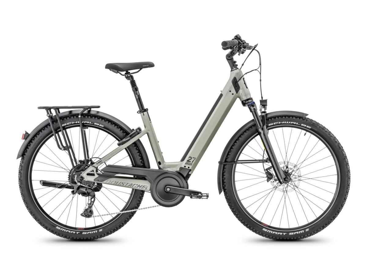 Vélo électrique MOUSTACHE Xroad 4 Open 625Wh Craie Brillant