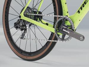 Vélo Gravel TREK Checkmate SLR 7 AXS Olive Drab Glowstick