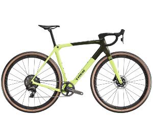 Vélo Gravel TREK Checkmate SLR 7 AXS Olive Drab Glowstick