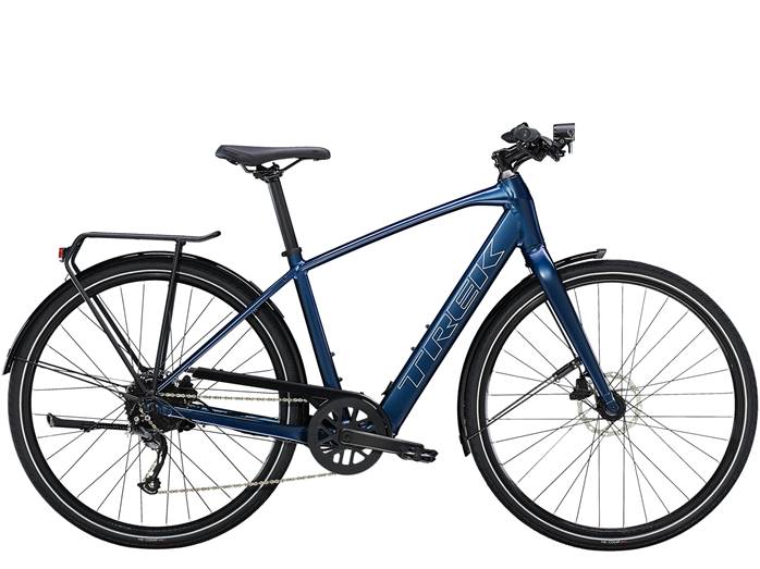 Vélo électrique TREK FX+ 2 Bleu Mulsanne 250Wh