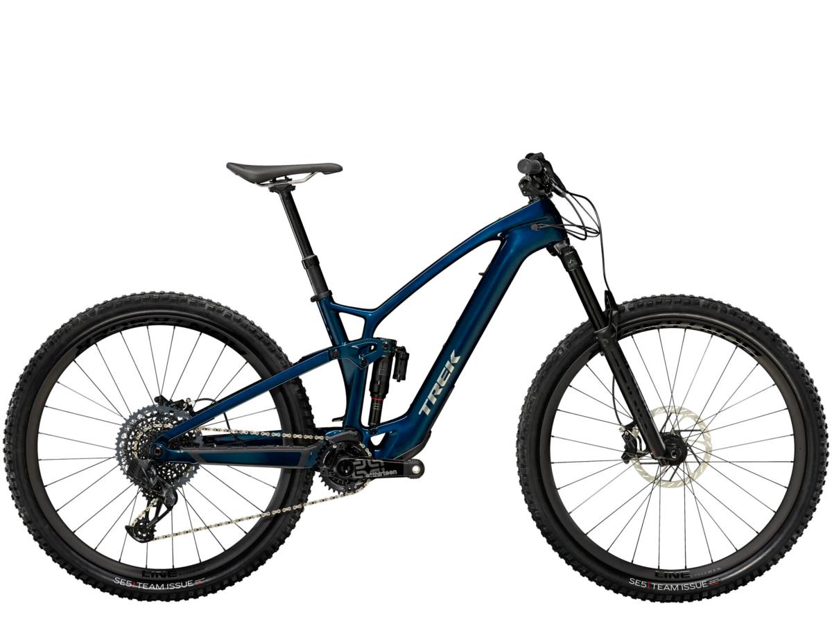 VTT électrique carbone TREK Fuel EXe 9.8 Mulsanne Blue 360Wh